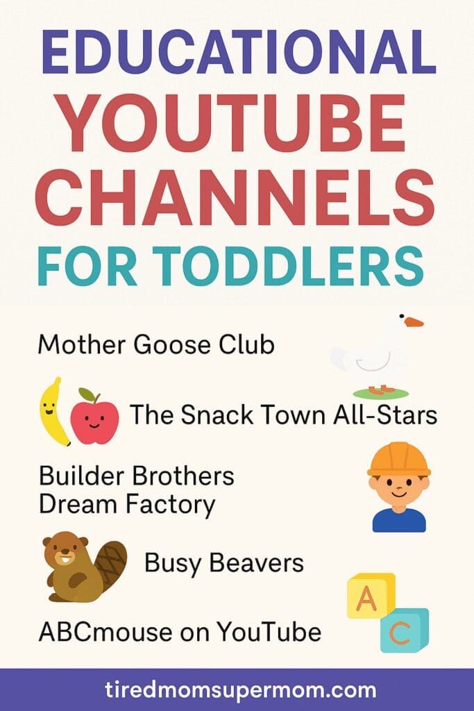 youtube channels for toddlers