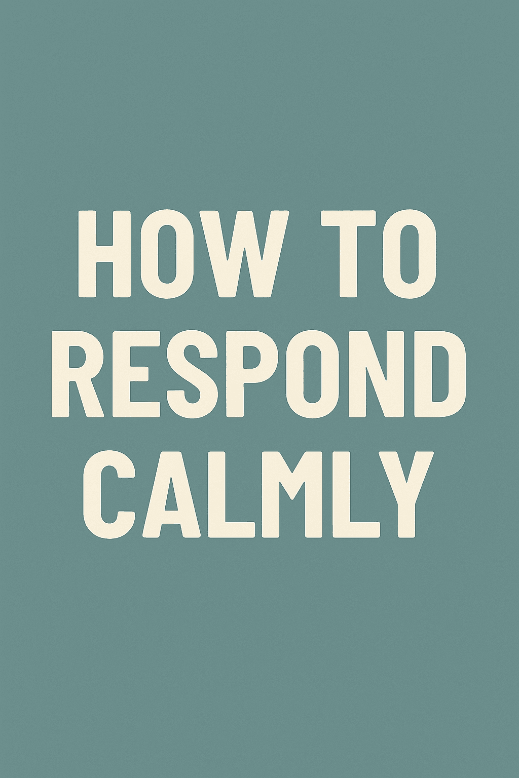 Visual reminder to respond calmly when a child talks back – parenting mindset tip