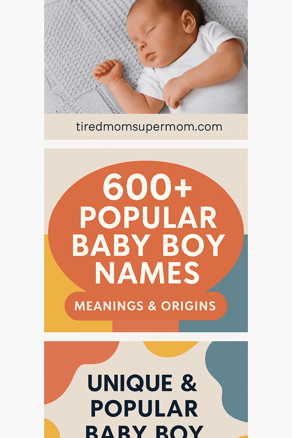 Illustration with icons representing types of baby boy names: nature, musical, cultural, and animal-themed. What’s your favorite baby boy name?