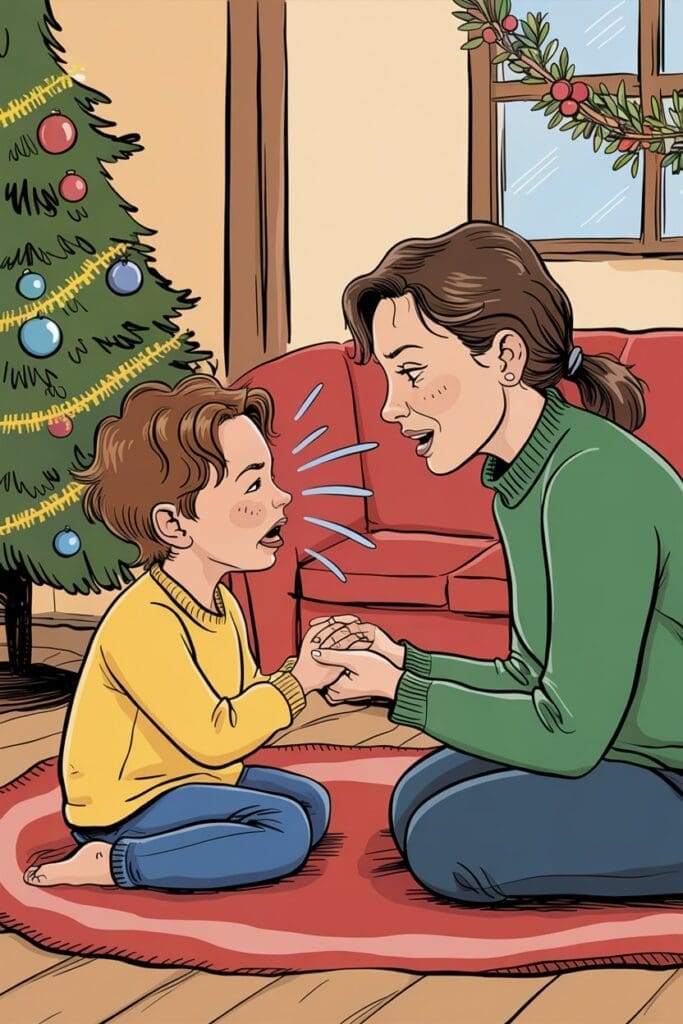 "Holiday tantrums in kids management checklist for parents."
