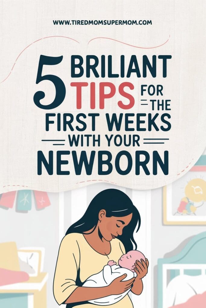"How to survive and enjoy the first weeks with your newborn – realistic tips for new moms."