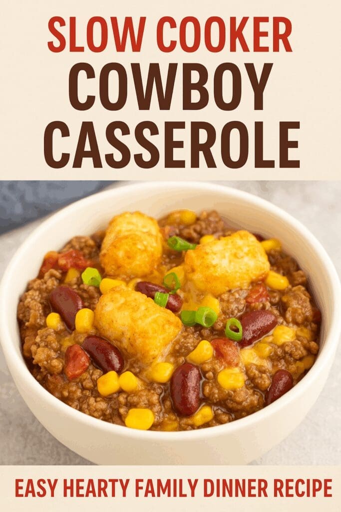 Slow Cooker Cowboy Casserole – Easy Hearty Family Dinner Recipe